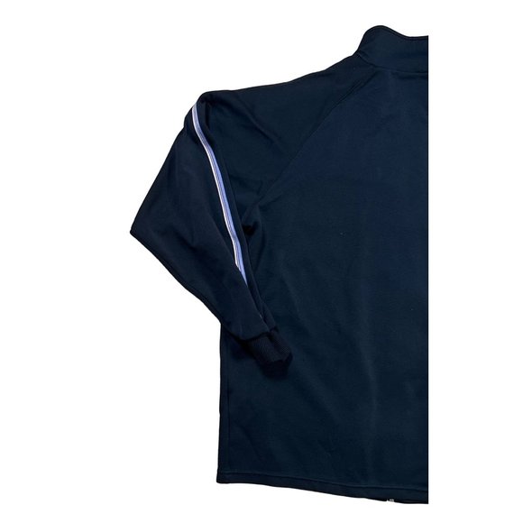 NIKE Dri-Fit Jacket Women's Full Zip Long Sleeve High Neck Sweatshirt Navy XL - Picture 9 of 11